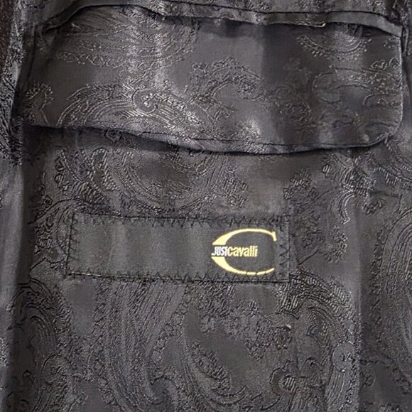 Just Cavalli Coat Men's IT 48 /US XXL Multicolor Fibers 3B Single Vent FLAWS - Picture 3 of 16